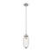 Z-Lite Arden Pendant, 1-Light, 4.5 In.W x 11.5 In.H, Brushed Nickel/Clear 651P-ROD-BN - alternate 3